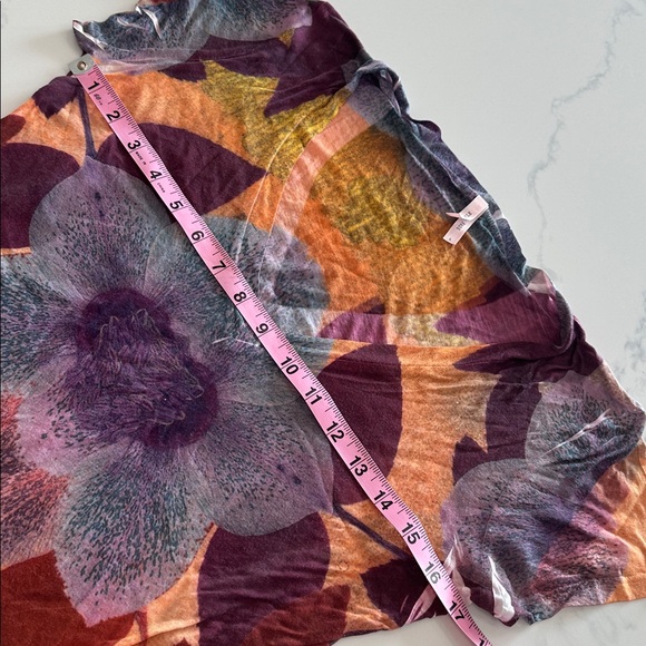 SPARKLE & FADE SIZE L~THIN LITE TEE HAWAIIAN T-SHIRT MAROON ORANGE FESTIVAL TOP - Picture 6 of 7